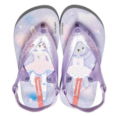 Imagem de Chinelo Bebê Grendene Flamingos Feminino, Violeta, 20/21
