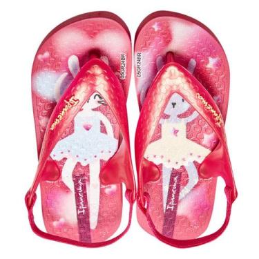 Imagem de Chinelo Bebê Grendene Flamingos Feminino, Rosa, 22