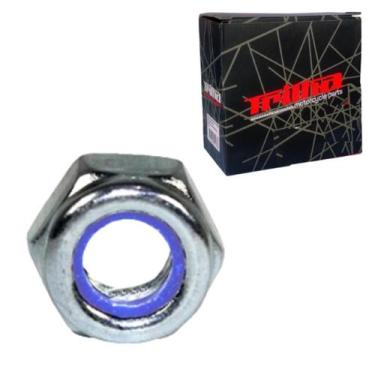 Imagem de Porca Sextavada 6MM Com Trava De Nylon - Universal - Trilha