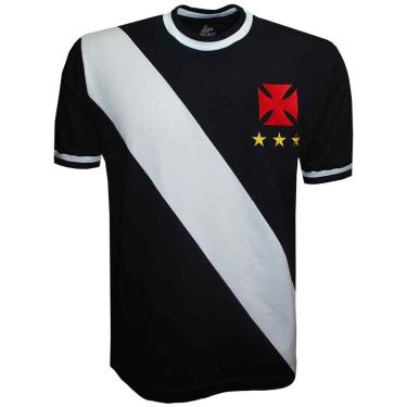 Imagem de Camisa Vasco 1972 Liga Retrô Preta