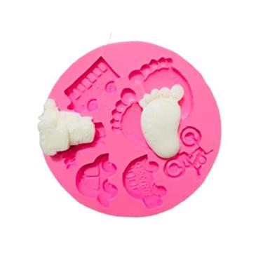 Imagem de Confeitaria dos moldes, F282 MOLDE DE SILICONE BEBÊ CONFEITARIA BISCUIT