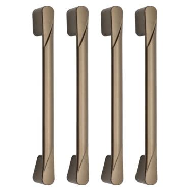 Imagem de 4 Peças Puxador Gaveta Cozinha Banheiro Quarto Goot 192mm (Bronze Fosco)