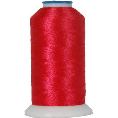 Imagem de Threadart Linha de bordado de máquina de poliéster da The Spool - 1000 m - 40 wt - Centenas de opções de cores - Coral profundo - Nº 147