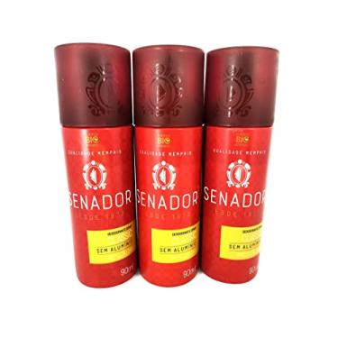 Imagem de Kit 3 Desodorantes Spray Senador Classic Sem Alumínio 90 Ml