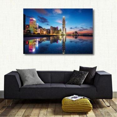 Imagem de Quadro Decorativo Paisagem Hong Kong - 