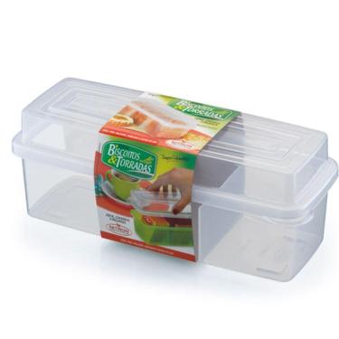 Imagem de Porta Torradas e Biscoitos com Divisórias  Cozinha Nitron