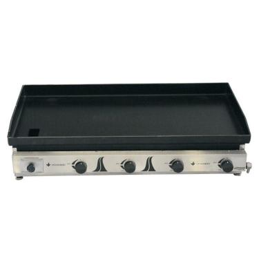 Imagem de Chapa Gas Inox Escovado Deguste Mod 1000 C100_Venancio