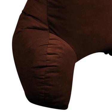 Imagem de Encosto Dino Veludo Marrom (50x60x75)