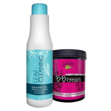 Imagem de Kit Progressiva Bb Cream 3D Capilar Btx Livity + Shampoo Antirresíduo