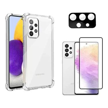 Imagem de Capa Capinha Para Galaxy A13, A23, A33, A53, A73 + Película 9d Premium + Película Proteção da Lente da Câmera - (HARD GLASS STORE) (Galaxy A13)