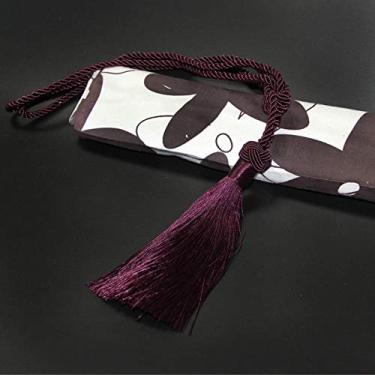 Imagem de 1 peça tecelagem borla cortina corda de amarração DIY simples bola pendurada borla amarração costas atadura de cortina decorativa para casa, roxo, 92 cm