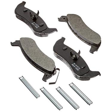 Imagem de ACDelco Conjunto de pastilhas de freio a disco traseiro semi-metálico Gold 17D932MH