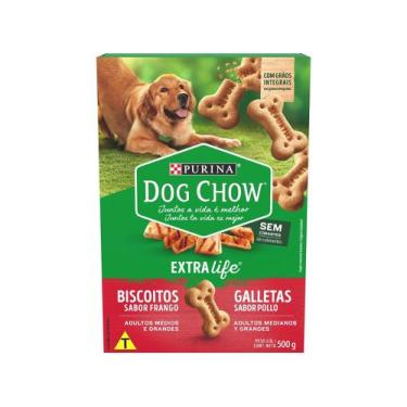 Imagem de Biscoito Para Cachorro Dog Chow Frango - Adulto 500G