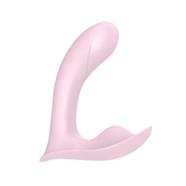 Imagem de Vibrador Feminino 10 Velocidades Estimulador Sexual Com Controle Remoto Estimulador Clitóris e Ponto G Zatla (Rosa)