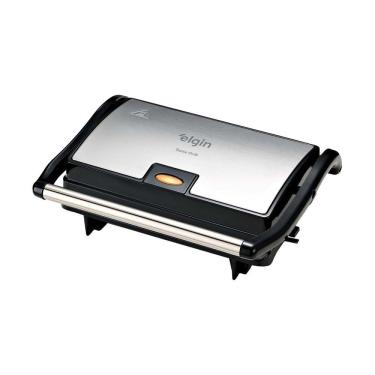 Imagem de Mini Grill Antiaderente Taste Grill Elgin 800W Prata