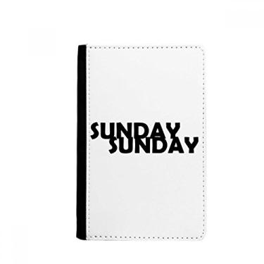 Imagem de Porta-passaporte de domingo com personagens estilosos Notecase Burse carteira porta-cartão, Multicolor