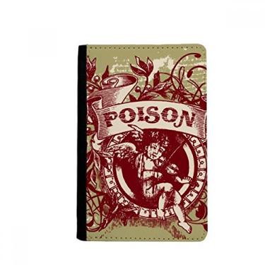 Imagem de Danger Child Religon Music Pattern Passport Holder Notecase Burse Wallet Cover Card Purse, Multicolorido.