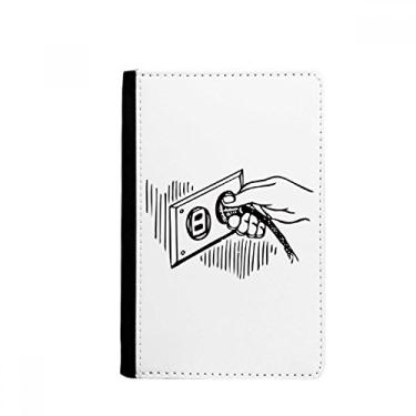 Imagem de Tomada padrão circuito diagrama passaporte titular notecase burse carteira capa cartão bolsa, Multicolor