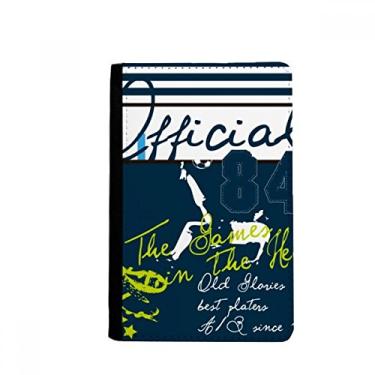 Imagem de Carteira oficial de futebol futebol futebol esporte porta passaporte Notecase Burse carteira capa cartão bolsa, Multicolor