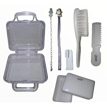 Imagem de Sonne Kit Higiene E Cuidados Do Bebê Maletinha Presente Branco