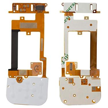 Imagem de Peças de reparo de cabo flexível compatíveis com Nokia 2220s (para placa principal, com módulo de teclado superior, com componentes, OEM)