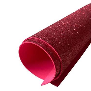 Imagem de EVA com Glitter 40x48 - Kit com 10 folhas - escolha a cor (Vermelho)