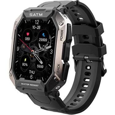 Smartwatch Relogio Smart Watch Masculino Feminino Ouvir Música Frequência  Cardíaca Monitoramento da Pressão Arterial Atender o Telefone IP67 à Prova  D'água Para Android IOS