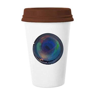 Imagem de Abyss Hollow Planet – Caneca sombria de café com vidro para beber cerâmica