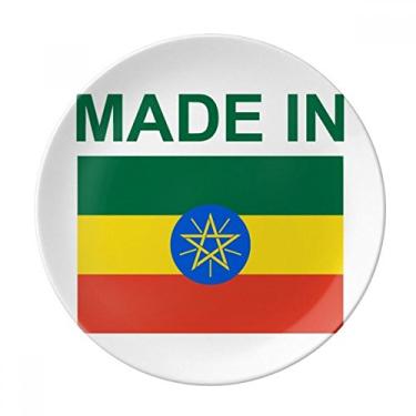 Imagem de Feito na Etiópia Country Love Plate Decorativa Porcelana Salver Prato de Jantar