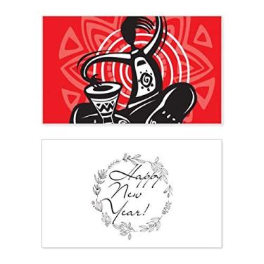 Imagem de Pandeiro comemorar o festival de ano novo mexicano do México, cartão de felicitações, mensagem de abençoar presente