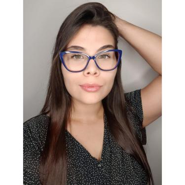 Imagem de Armação Óculos de Grau Feminina Retangular Tete-Feminino