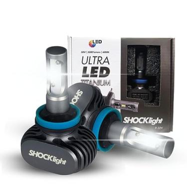 Imagem de Par de Lâmpadas Ultraled Titanium H1 6000K 12V 50W 5000LM Shocklight - SLL-60001 T