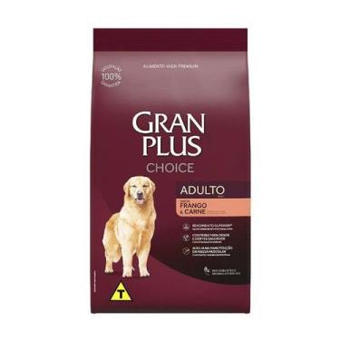 Imagem de Ração Granplus Choice Cães Adultos Sabor Frango E Carne 10,1Kg - Gran
