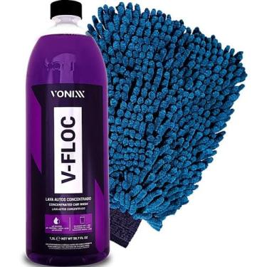 Imagem de Luva Microfibra 2 Em 1 Vintex + Shampoo Automotivo V-floc