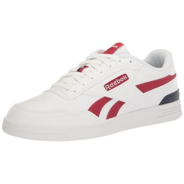 Imagem de Reebok Tênis unissex adulto Court Advance Clip, Calçado branco/vermelho claro/azul marinho vetor, 37 BR