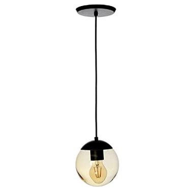 Imagem de Pendente Bola 25x15X15 1 Lampada Bivolt REF 11, Infinitylux, Preto
