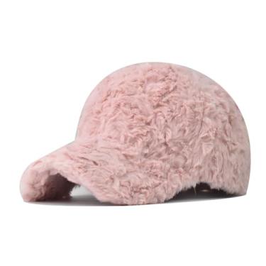 Imagem de DOwrap Boné de beisebol unissex de algodão clássico de algodão macio fofo fashion quente boné de beisebol masculino, rosa, G