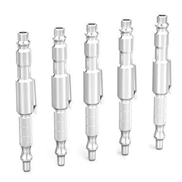 Imagem de GASHER 5 peças de pistola de ar de bolso ajustável com plugue tipo I/M de 6,35 mm