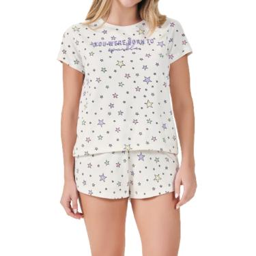 Imagem de Pijama Feminino Curto Espaço Pijama 4010038 Branco  feminino