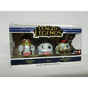 Imagem de Funko League of Legends Poro 3 Pack Draven, Gentleman Gamestop Exclusive