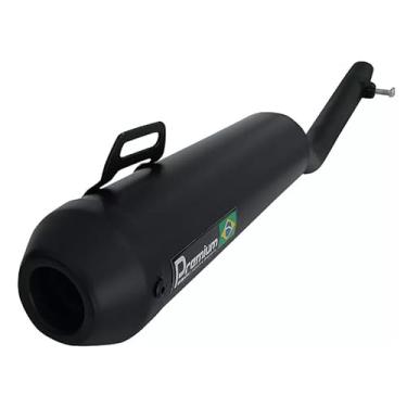 Imagem de Ponteira Cano Honda Xr 200 Esportivo 1993 A 2002 Roncado (Preto)