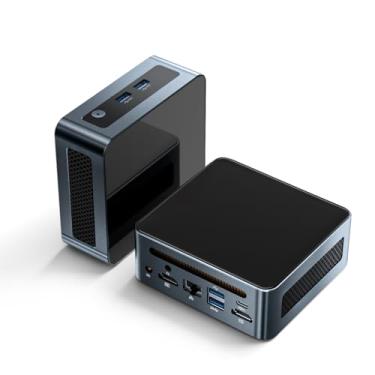 Imagem de chatreey Mini PC 16GB RAM 512GB SSD AMD Ryzen 5 5625U Zen 3 Windows 11 Pro 6Cores 12Threads 4.3GHz Max, Computador de mesa pequeno com Type-c 3.1/4K @60Hz Triple Display/WiFi 6/BT 5.0/RJ45 LAN/USB 3.0