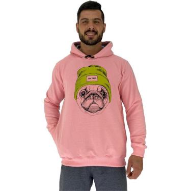 Imagem de Blusa Moletom Com Touca MXD Conceito Pug It's Cool Masculina-Masculino