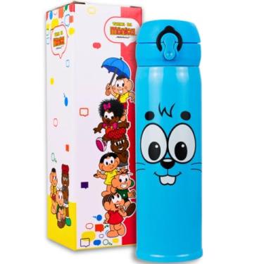 Imagem de Garrafa Térmica Squeeze 400ml Turma Da Mônica Cebolinha Cascão Magali Sansão Dalila Oficial (SANSÃO)
