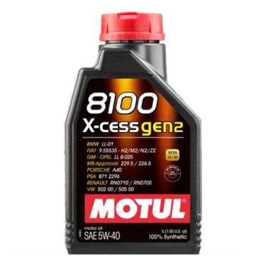 Imagem de Óleo Lubrificante 8100 X-cess gen2 5W40 Sintético - Motul