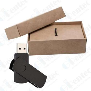 Imagem de Kit Caixinha + Pen Drive Giratório Personalizado (REF-KT6) - Gipentec,