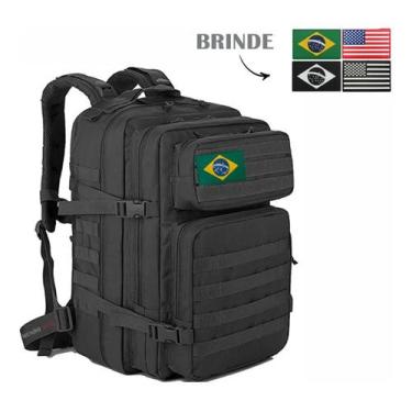 Imagem de Mochila Tática Camping Militar 50 Litros Resistente  A Água - Mundo Ne