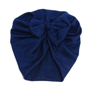 Imagem de Touca Gorro Turbante Com Laço Infantil Bebê Menina Recém Nascida a 06 
