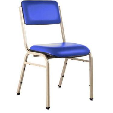 Imagem de Cadeira Empilhável para Auditórios Linha Hotel Smart Azul - Design Off