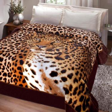 Imagem de Cobertor Kyor Plus Casal Jolitex Leopardo - IND E COM JOLITEX LTDA, Le
